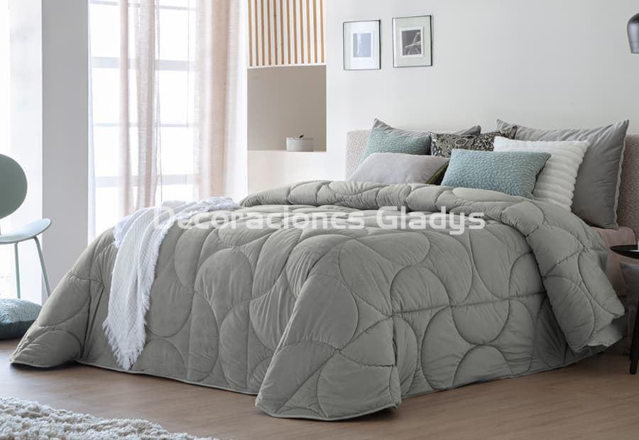 EDREDON TERCIOPELO ARNI GRIS - Imagen 1