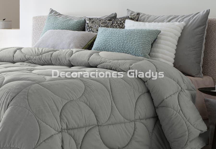 EDREDON TERCIOPELO ARNI GRIS - Imagen 2