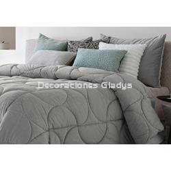 EDREDON TERCIOPELO ARNI GRIS - Imagen 2