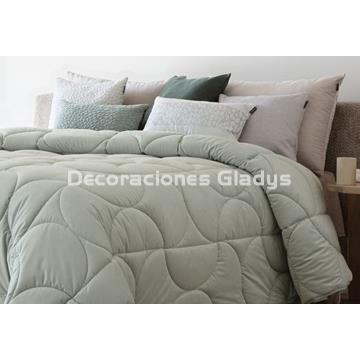 EDREDON TERCIOPELO ARNI VERDE - Imagen 2