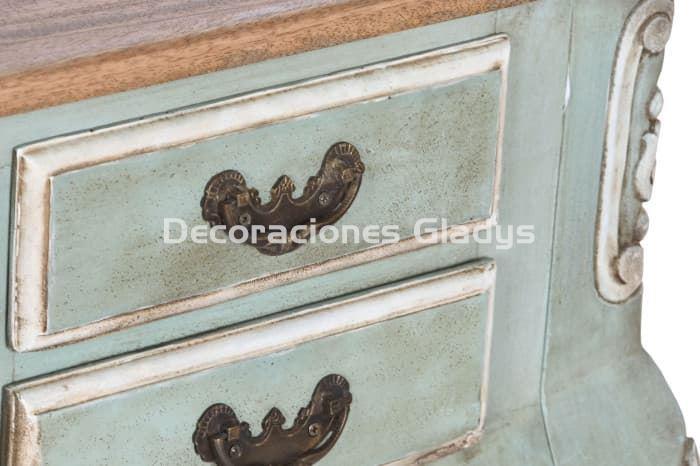 ESCRITORIO MADERA MACIZA  DECAPE VERDE - Imagen 5