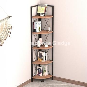 ESTANTERIA ESQUINERA 5 ESTANTES -KIT - Imagen 1