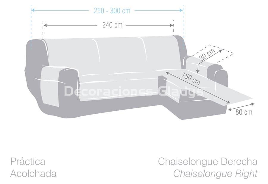 FUNDA CHAISE LONGUE 240 OSLO PROTECT IMPERMEABLE - Imagen 4