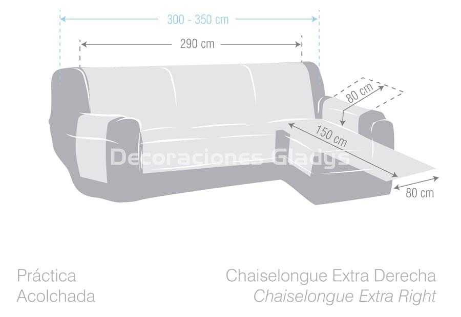 FUNDA CHAISE LONGUE 240 OSLO PROTECT IMPERMEABLE - Imagen 5