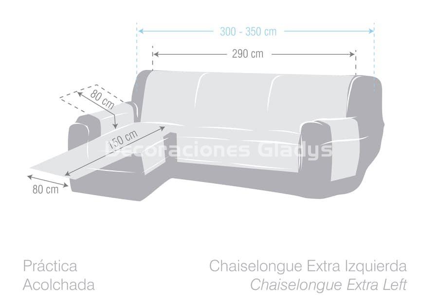 FUNDA CHAISE LONGUE 240 OSLO PROTECT IMPERMEABLE - Imagen 6