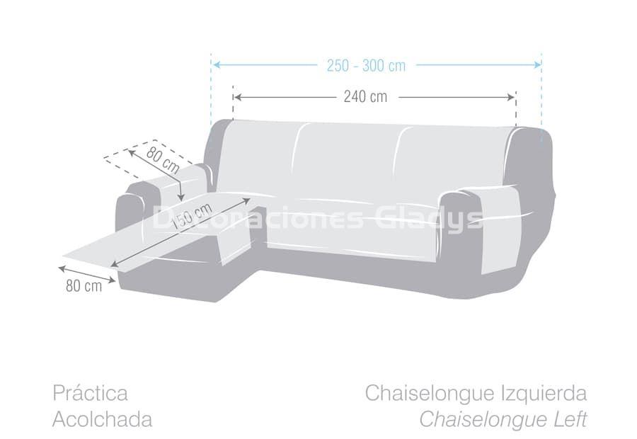 Fundas Prácticas para sofás con Chaiselongue - La Dama Decoración