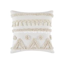 FUNDA COJIN BOHO FLECOS - Imagen 2