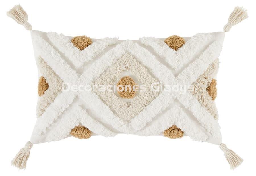 FUNDA COJIN BOHO ROMBOS - Imagen 3