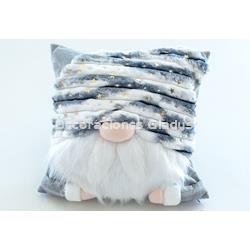 FUNDA COJIN DUENDE AZUL - Imagen 1