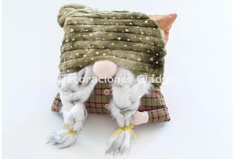 FUNDA COJIN DUENDE VERDE - Imagen 1