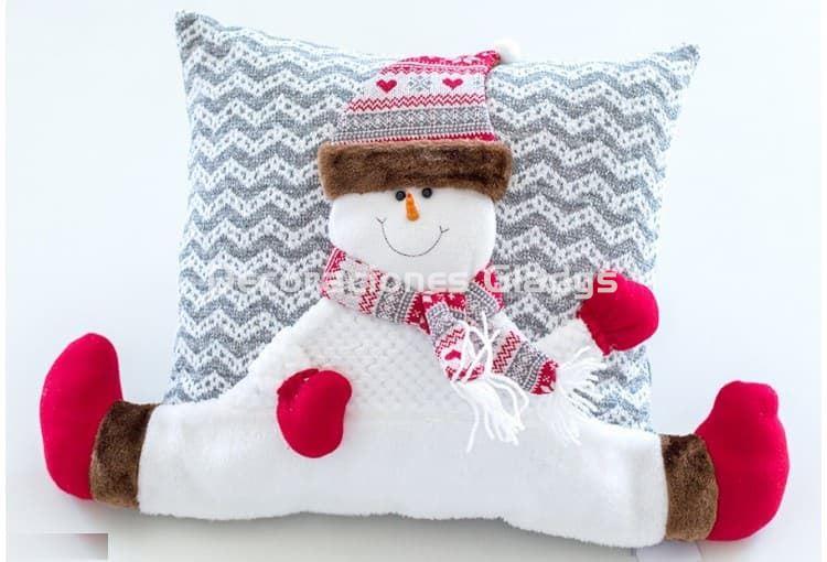 FUNDA COJIN MUÑECO NIEVE - Imagen 1