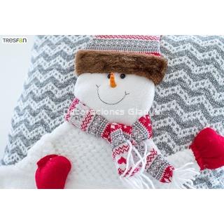 FUNDA COJIN MUÑECO NIEVE - Imagen 2