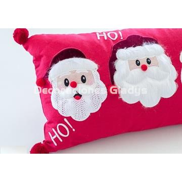 FUNDA COJIN TRES PAPA NOEL - Imagen 2