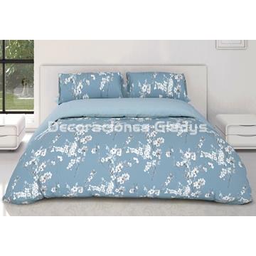 FUNDA NORDICA BLOSSOM AZUL - Imagen 1