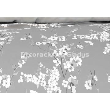 FUNDA NORDICA BLOSSOM GRIS - Imagen 2