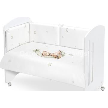 FUNDA NORDICA  + CHICHONERA + RELLENO OSO LUNA VERDE - Imagen 1