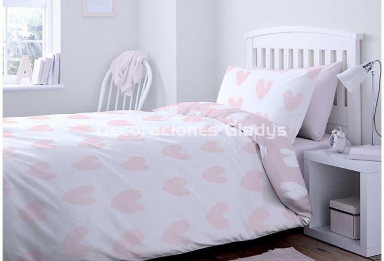 FUNDA NORDICA CORAZONES - Imagen 1