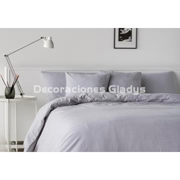 FUNDA NORDICA LINO GRIS - Imagen 1
