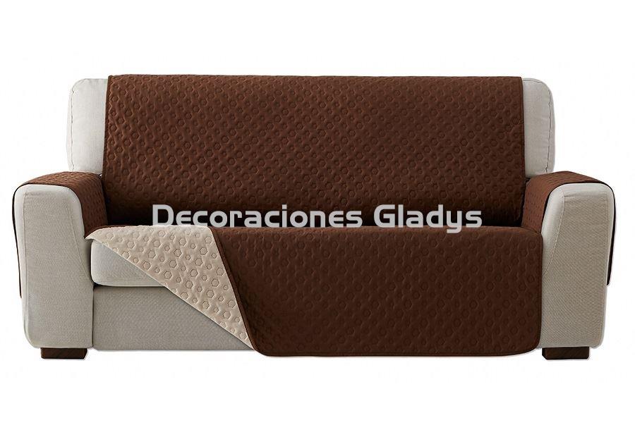 Protector Impermeable Chaise Longue Práctica Oslo Marrón Derecho