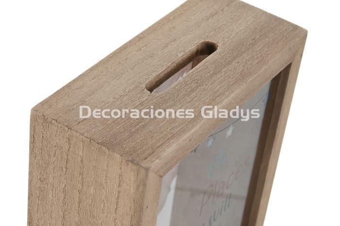 HUCHA MDF CRISTAL BEIGE - Imagen 2