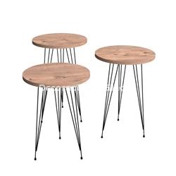 JUEGO DE 3 MESAS AUXILIARES -KIT - Imagen 1