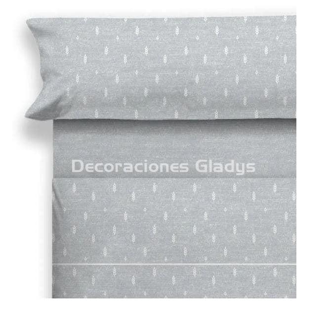 JUEGO DE SABANAS TELA BIRAM GRIS - Imagen 1