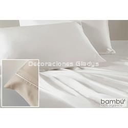 JUEGO SABANA BAMBU GAIA 300 HILOS - Imagen 1