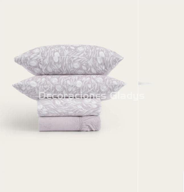 JUEGO SABANA CORALINA CLARIS LAVANDA - Imagen 1