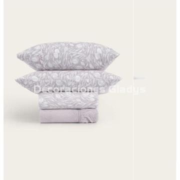 JUEGO SABANA CORALINA CLARIS LAVANDA - Imagen 1