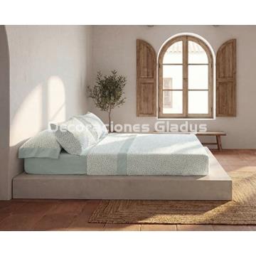 JUEGO SABANA FRANELA GOTAS - Imagen 1