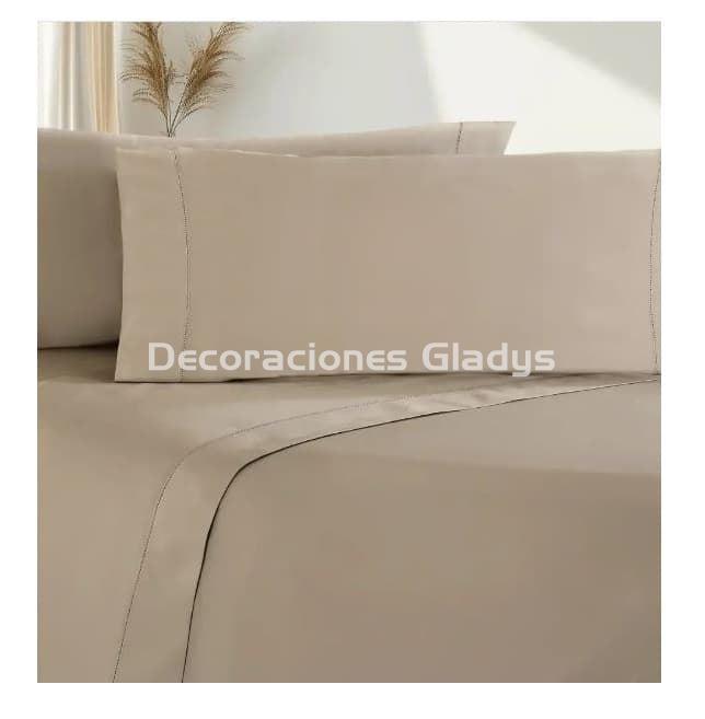 JUEGO SÁBANAS  ALGODÓN SATÉN PEINADO 300 HILOS - Imagen 2