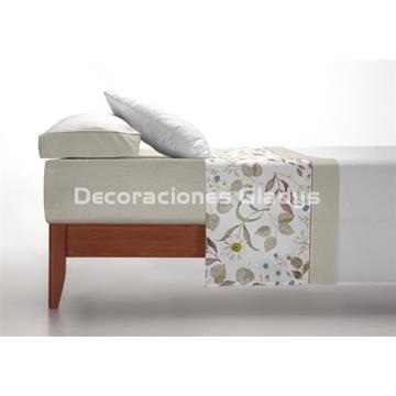 JUEGO SABANAS AREZO BEIG - Imagen 1