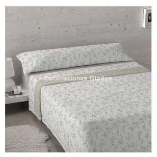 JUEGO SABANAS CORALINA ELENI BEIGE - Imagen 1