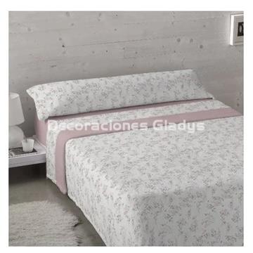 JUEGO SABANAS CORALINA ELENI ROSA - Imagen 1