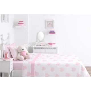 JUEGO SABANAS CORAZONES - Imagen 1