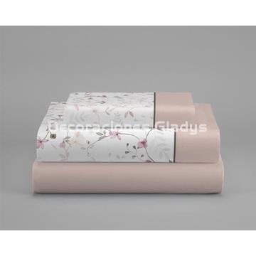 JUEGO SABANAS FIORANO ROSA - Imagen 2