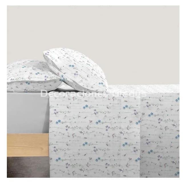 JUEGO SABANAS LIRELA GRIS - Imagen 1