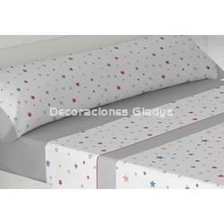 JUEGO SABANAS STARS GRIS - Imagen 1
