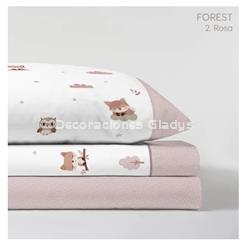 JUEGO  SABANAS TELA FOREST - Imagen 2