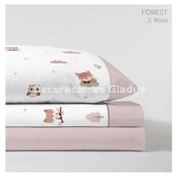 JUEGO  SABANAS TELA FOREST - Imagen 2