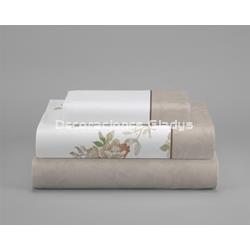 JUEGO SABANAS TOSCANA BEIG - Imagen 2