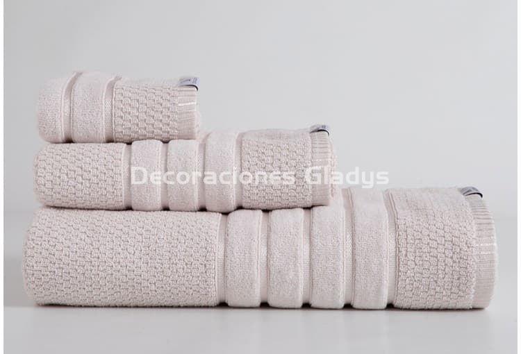 JUEGO TOALLAS JULIET ARENA - Imagen 1