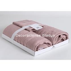 JUEGO TOALLAS JULIET NUDE - Imagen 2