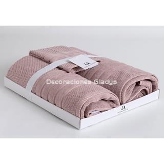 JUEGO TOALLAS JULIET NUDE - Imagen 2