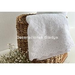 JUEGO TOALLAS PUNTILLA 215 - Imagen 2