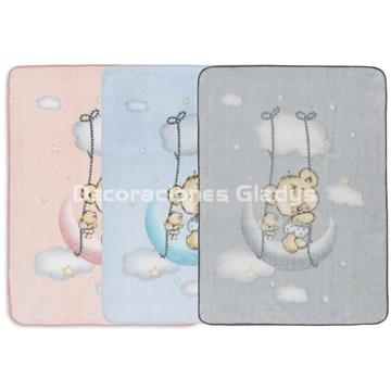 MANTA CUNA OSITO NUBE - Imagen 1