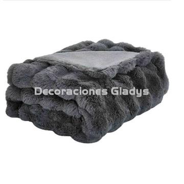 MANTA PIEL CONEJO VL-80527 GRIS VICTORIO & LUCCHINO - Imagen 2