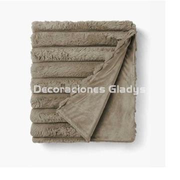 MANTA PIEL DE CONEJO  VL-80526 CAPUCCINO VICTORIO & LUCCHINO - Imagen 2