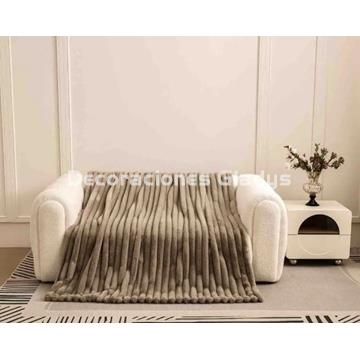 MANTA PIEL DE CONEJO  VL-80526 CAPUCCINO VICTORIO&LUCCINO - Imagen 1