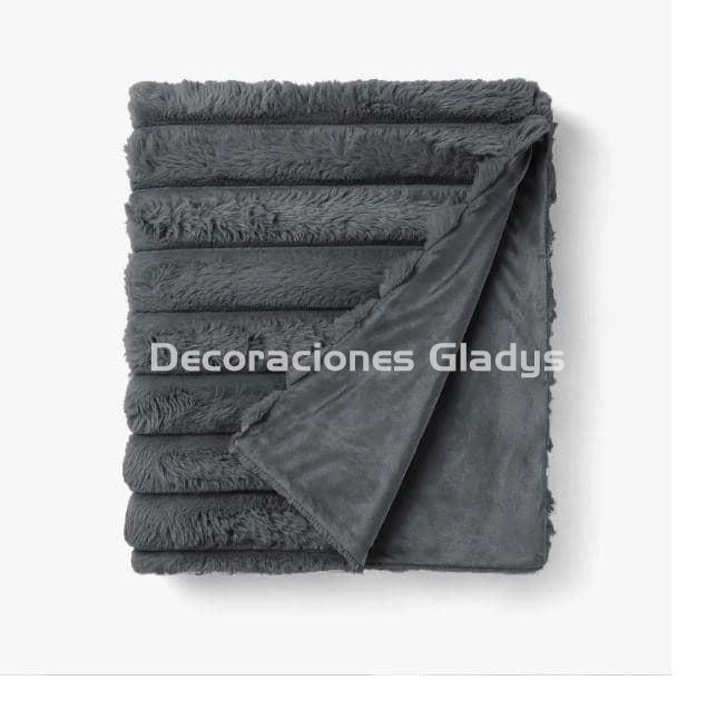 MANTA PIEL DE CONEJO VL-80526 GRIS VICTORIO & LUCCHINO - Imagen 2